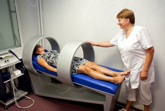 Les procédures magnétiques font partie du traitement physiothérapeutique et forment un cycle de 10 séances