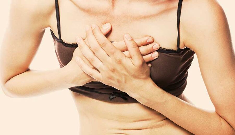 Une douleur thoracique aiguë peut être la cause de l'ostéochondrose mammaire